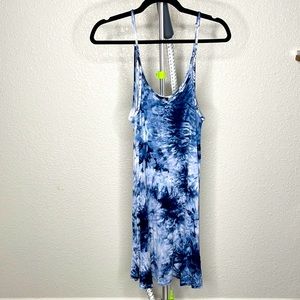Blue Tie-dye dress